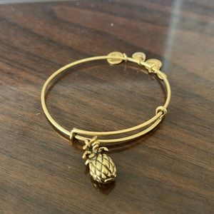 ALEX AND ANI pineapple bangle - so cute! Gold